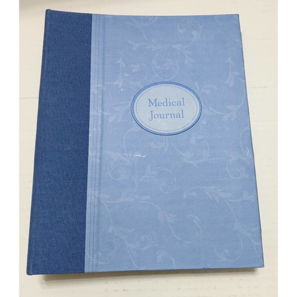 Vintage 2004 Gibson blue medical journal folder organizer - Picture 1 of 7